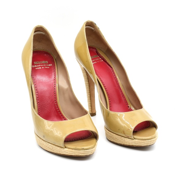 Moschino Cheap and Chic Peep Toe Pumps 38.5 - Picture 2 of 7